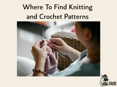 woman with knitting in her hands