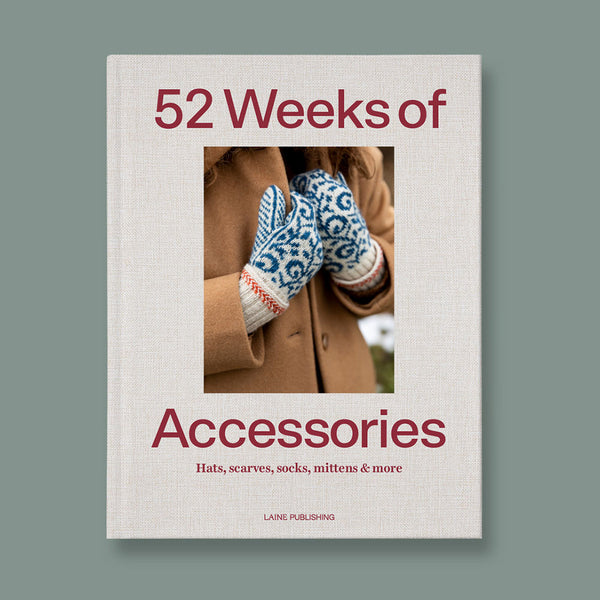 Cover of book with an image of colourwork mittens