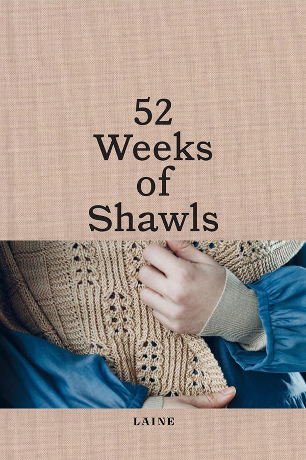 cover of book which has the title written on it and a partial picture of a shawl
