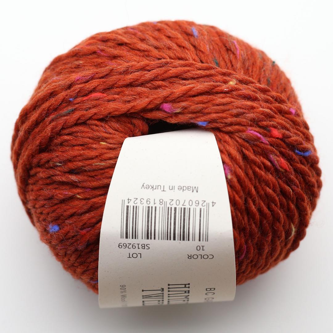 BC Garn Hamelton Tweed 2 - 010 RedOrange