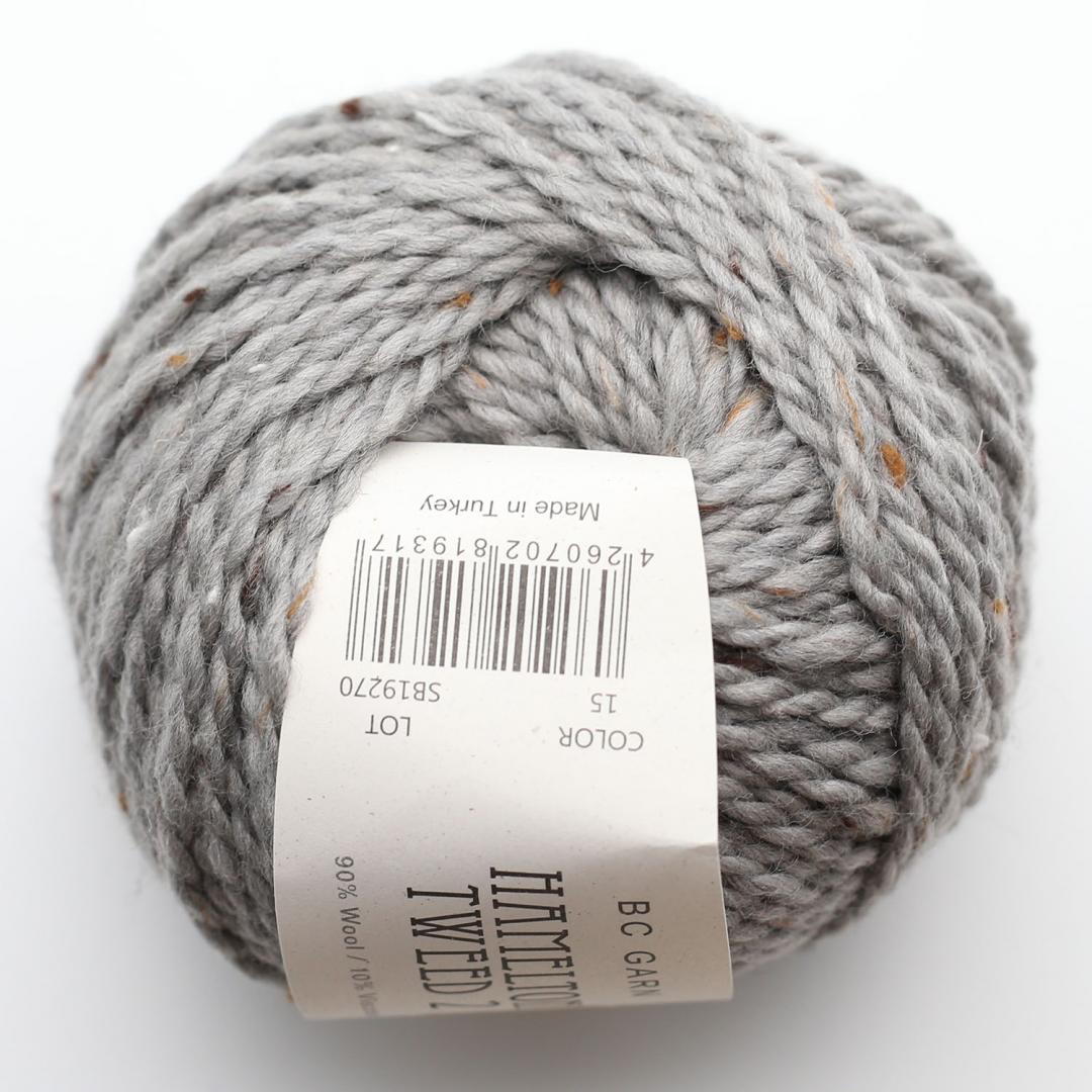 BC Garn Hamelton Tweed 2 - 015 Grey