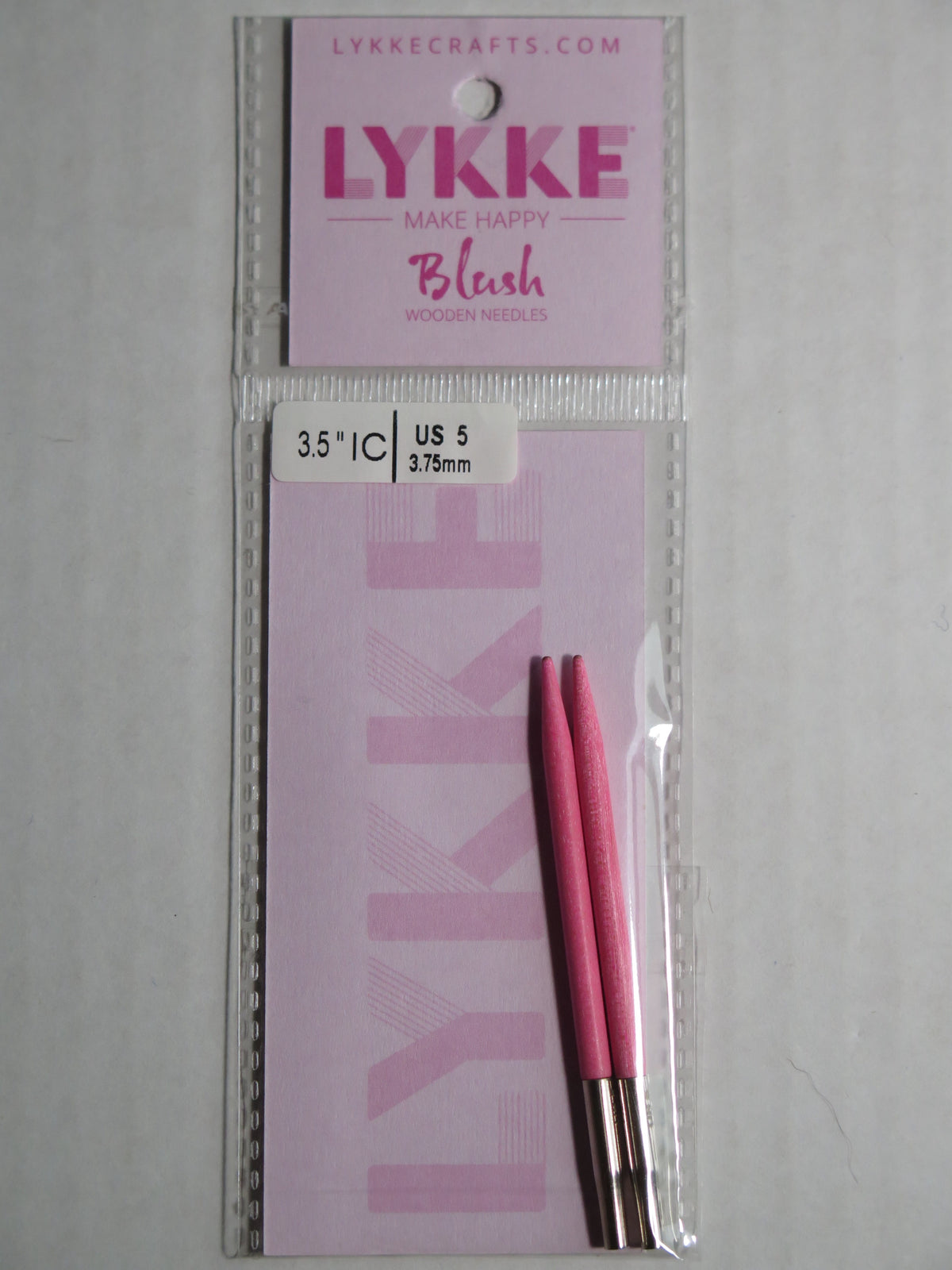 Lykke Blush - 3.5in Interchangeable Needle Tips US5 3.75mm