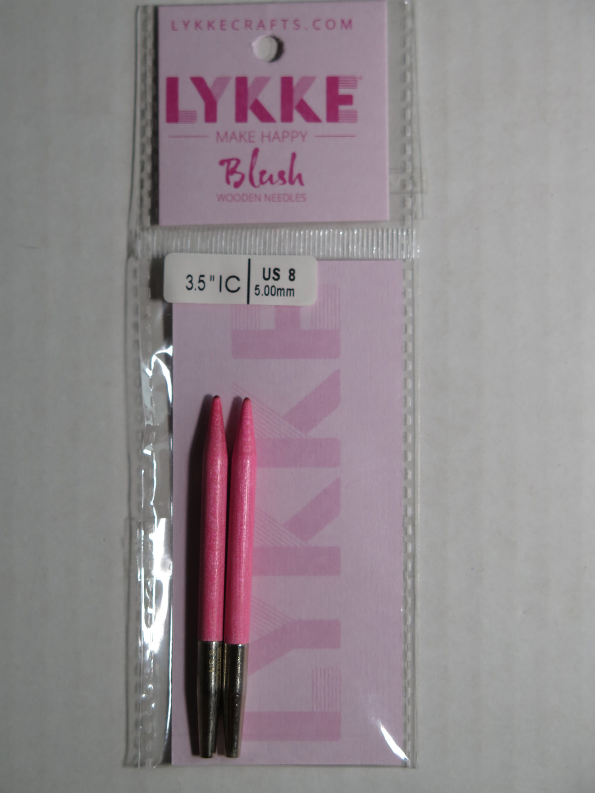 Lykke Blush - 3.5in Interchangeable Needle Tips US8 5.00mm