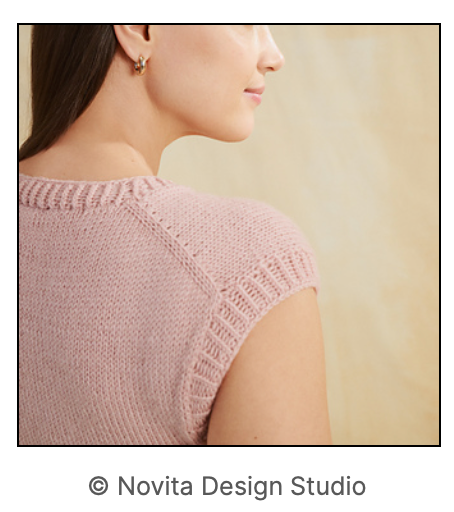 Calme Vest by Saara Toikka - Yarn Kit with Novita Laine DK