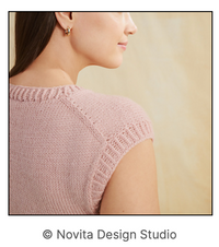 Calme Vest by Saara Toikka - Yarn Kit with Novita Laine DK