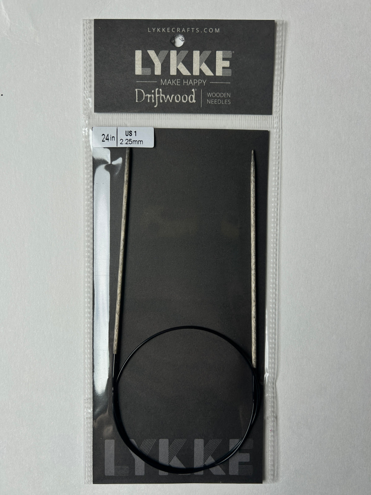 Lykke Driftwood 24" fixed circular needle - US 1 2.25mm