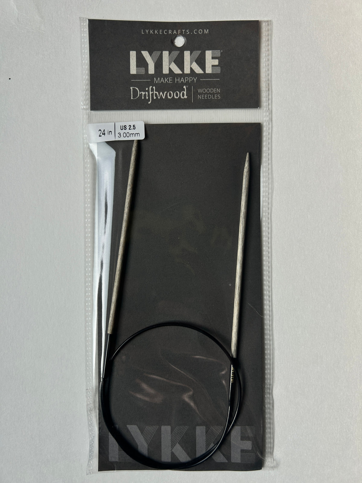 Lykke Driftwood 24" fixed circular needle - US 2.5 3.00mm