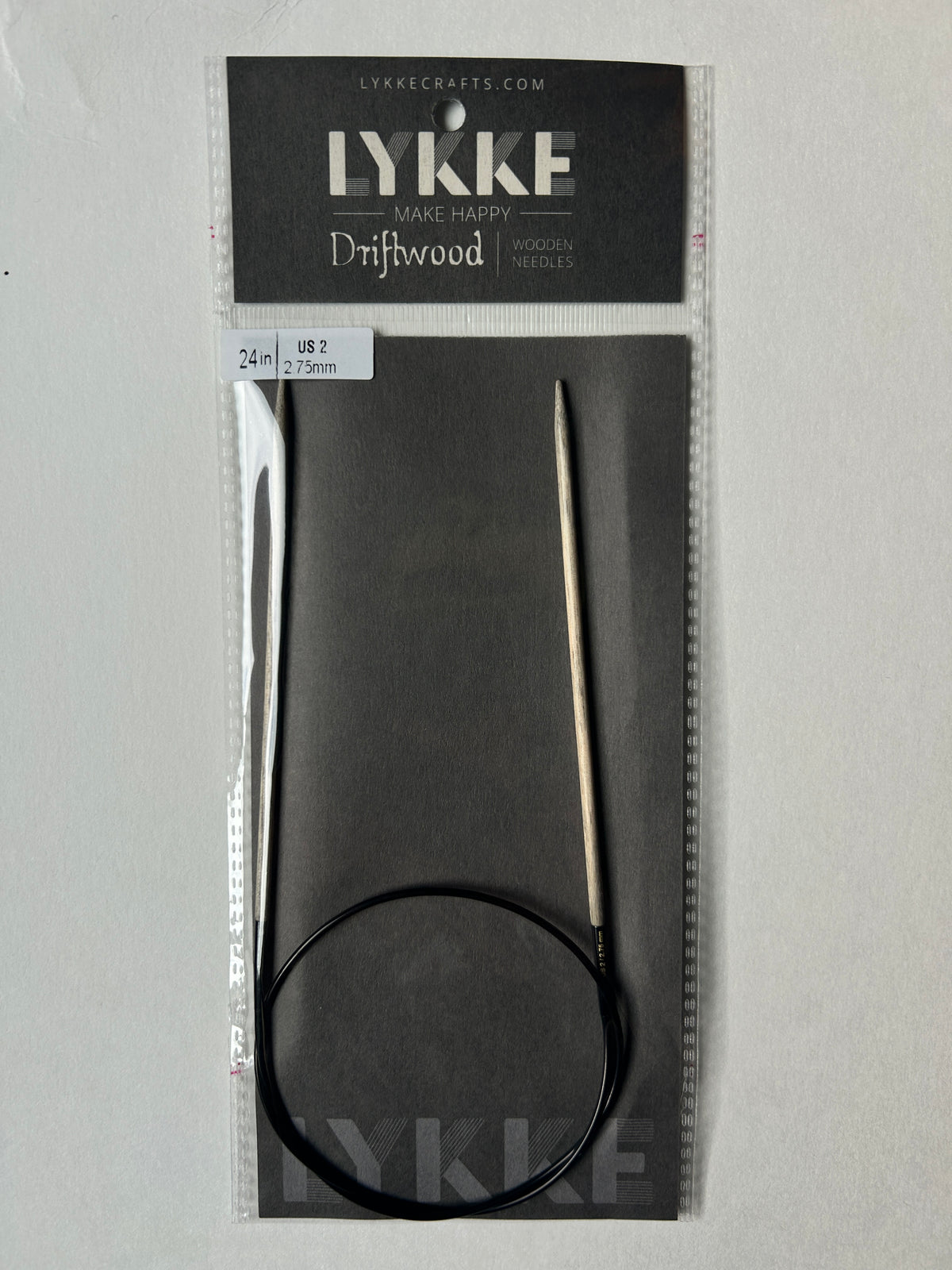 Lykke Driftwood 24" fixed circular needle - US 2 2.75mm