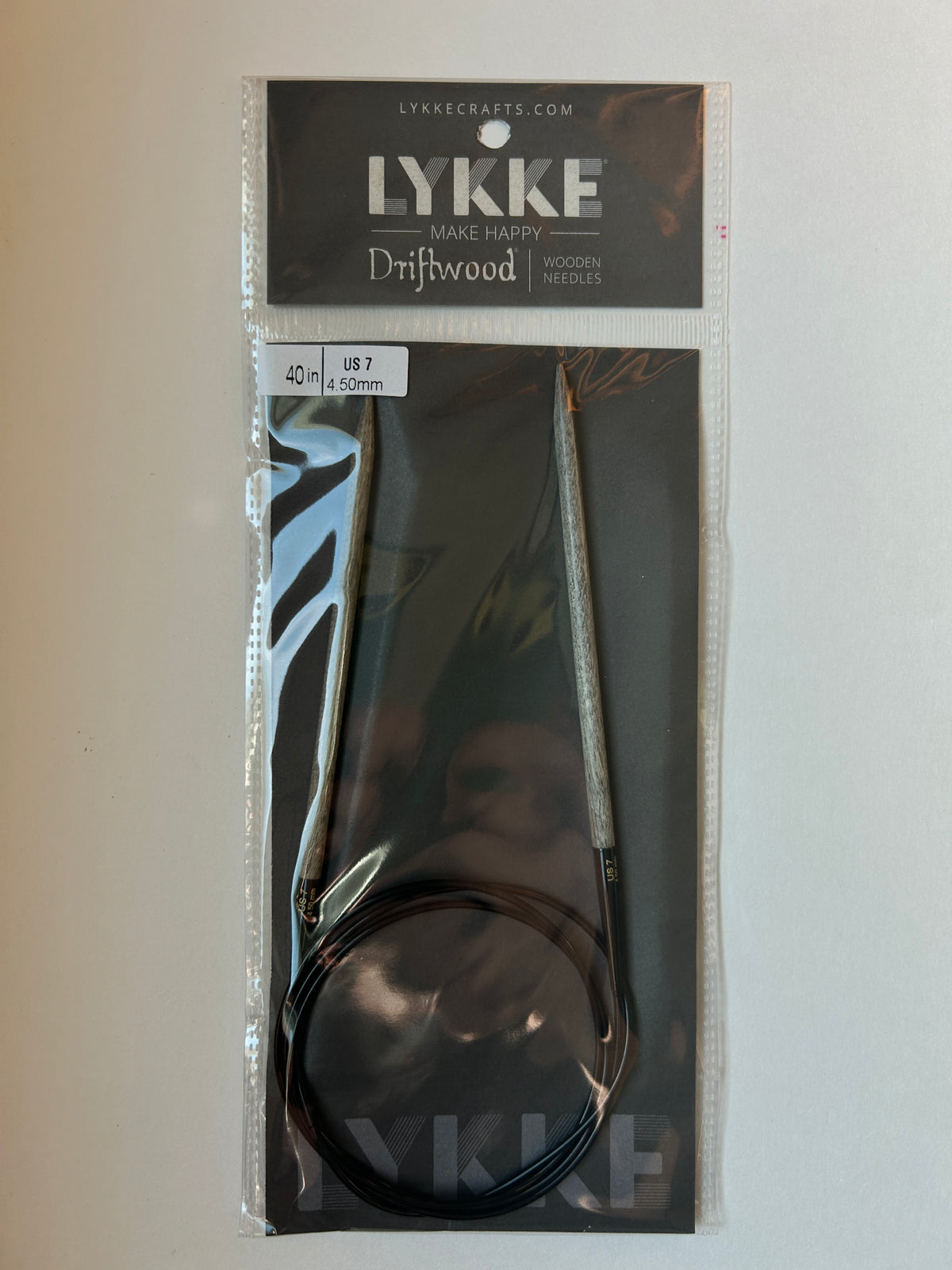Lykke Driftwood 40" fixed circular needle - US 7 4.50mm