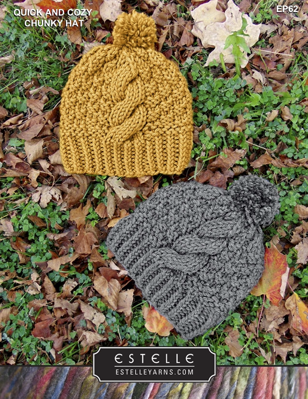 Estelle Yarns Quick and Cozy Chunky Hat Pattern