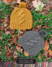 Estelle Yarns Quick and Cozy Chunky Hat Pattern