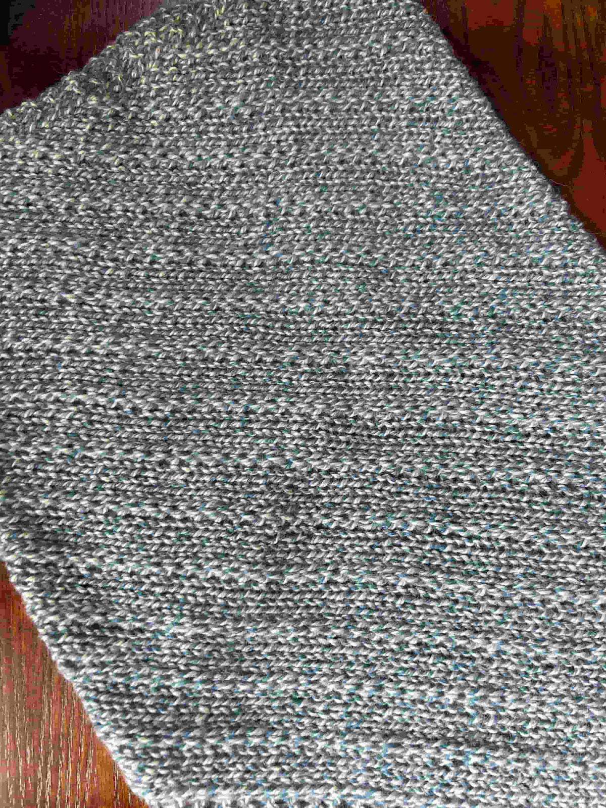 Candlewick Cowl - Knitted in Haynes Creek Heathers - Blue