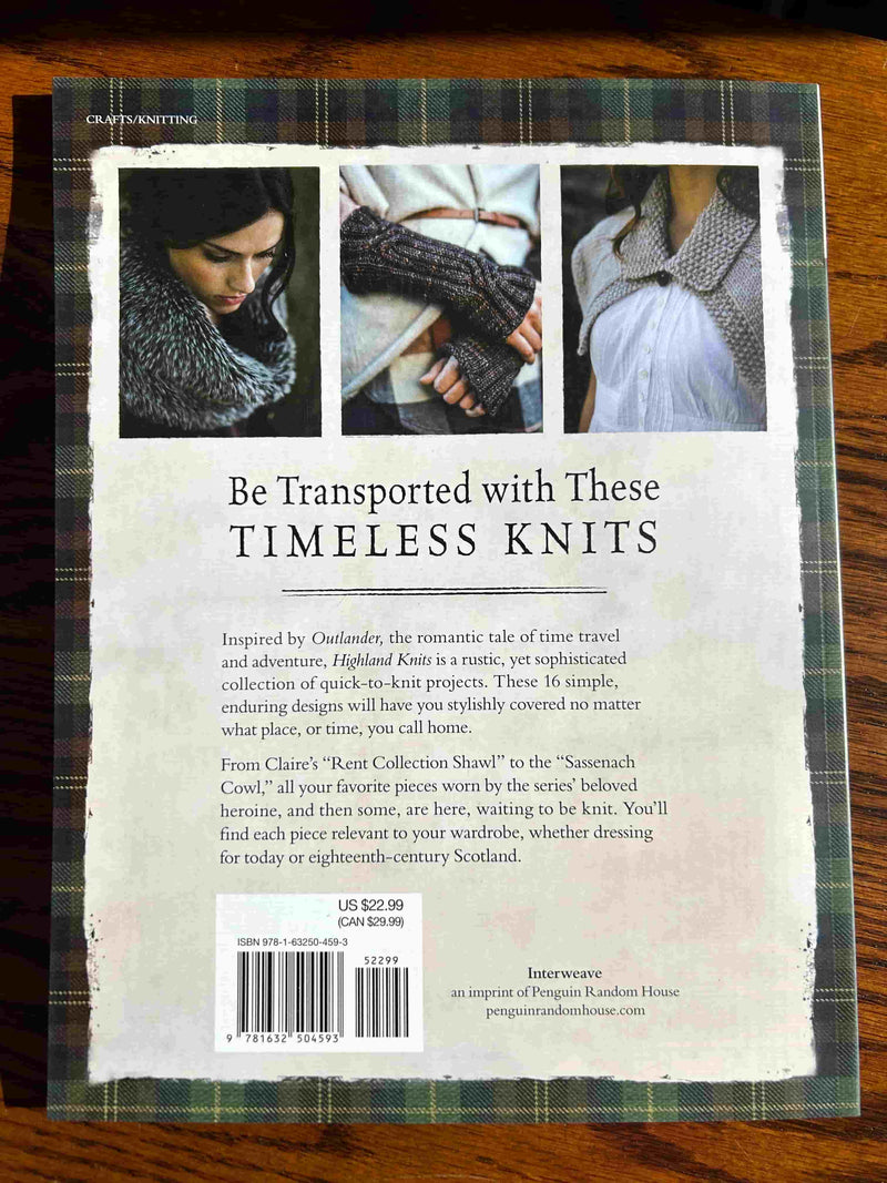Highland Knits - Pattern Book - Back Cover