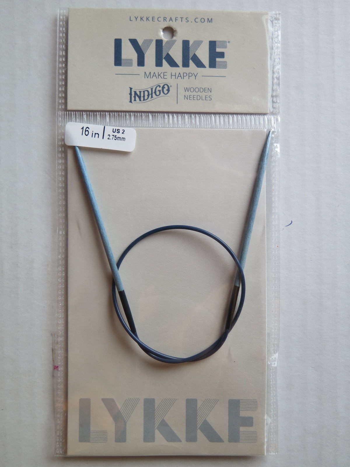 Lykke Indigo 16in US2 2.75mm Fixed Circular Needles