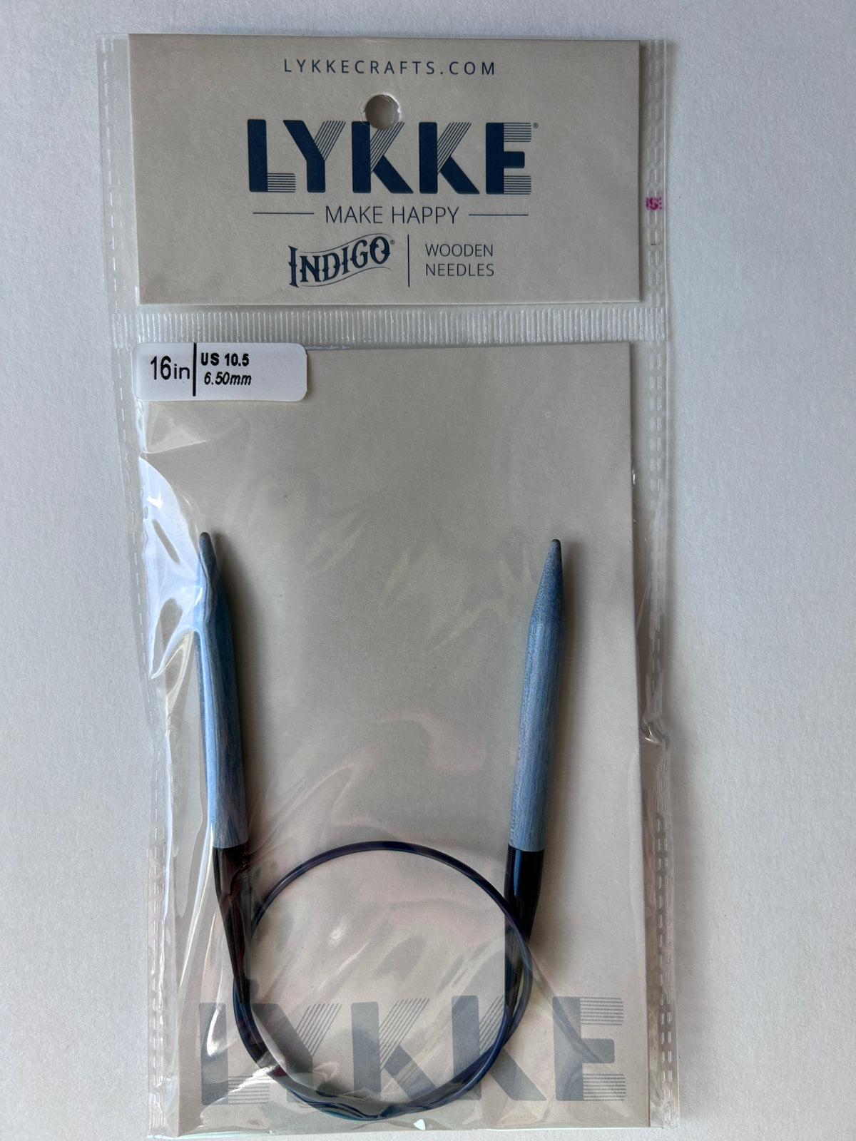 Lykke - 16in - Fixed Circular Needles - Indigo
