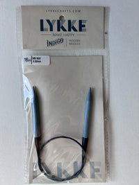 Lykke - 16in - Fixed Circular Needles - Indigo