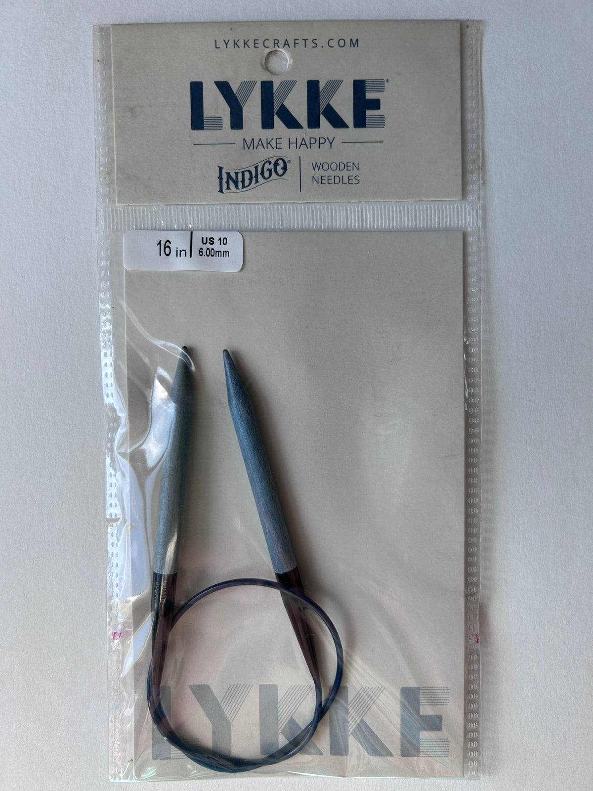 Lykke - 16in - Fixed Circular Needles - Indigo