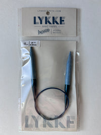 Lykke - 16in - Fixed Circular Needles - Indigo
