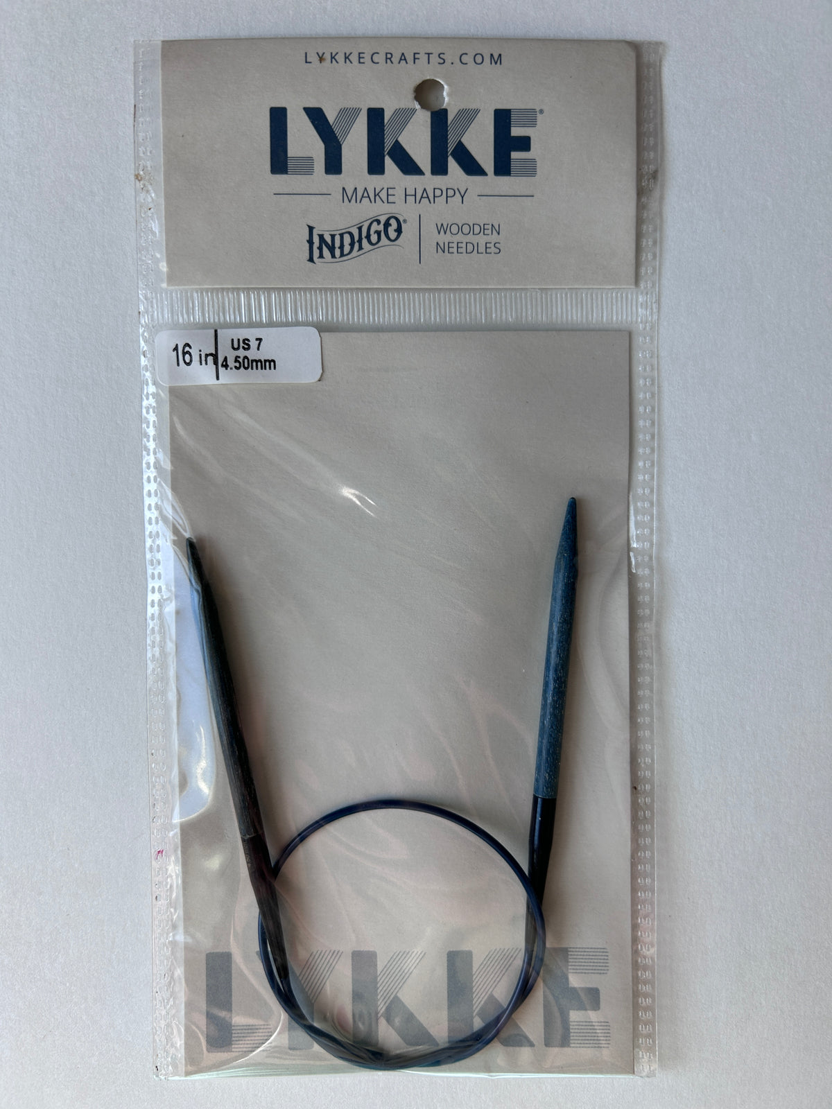 Lykke - 16in - Fixed Circular Needles - Indigo