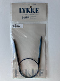Lykke - 16in - Fixed Circular Needles - Indigo