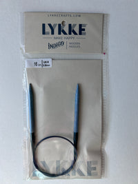 Lykke - 16in - Fixed Circular Needles - Indigo