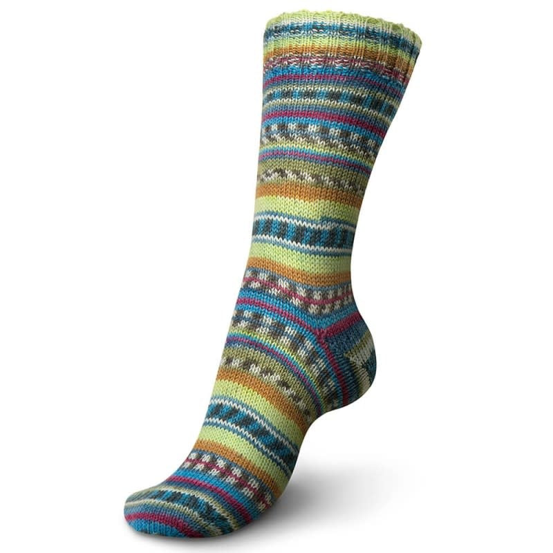 Regia Schachenmayr - Folkloric Sock yarn - Colour 3018 Lime Sierra