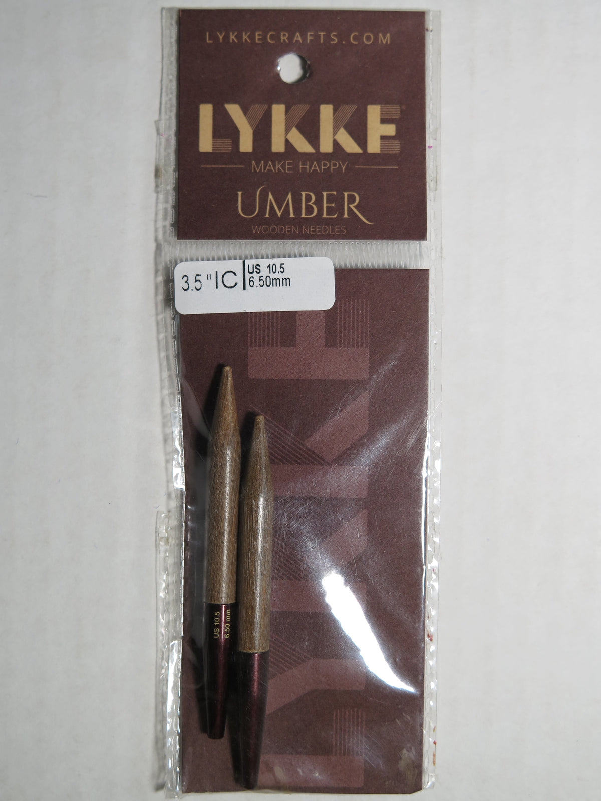 Lykke Umber 3.5in Interchangeable Needle Tips - US10.5 6.50mm