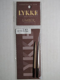 Lykke Umber 3.5in Interchangeable Needle Tips - US5 3.75mm