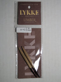 Lykke Umber 3.5in Interchangeable Needle Tips - US9 5.50mm