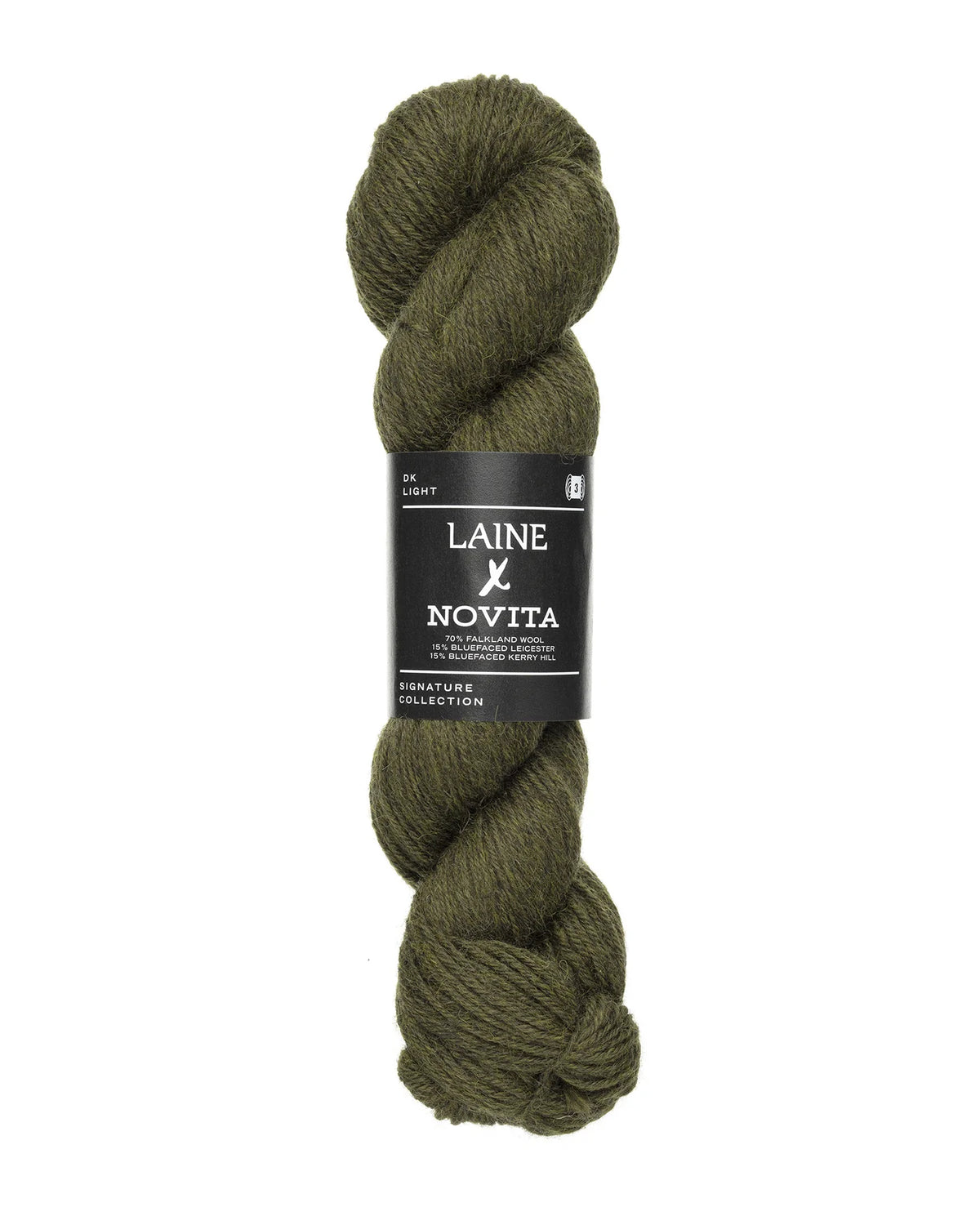Novita Laine DK - Earthy Olive 3401