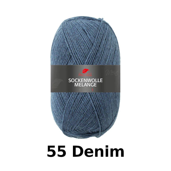 Pro Lana Sockenwolle Melange - Colour 55 Denim