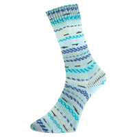 Pro Lana Golden Sock Wallis - Colour 35412 Light Blue and Aqua