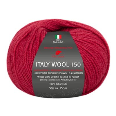 Pro Lana Italy Wool 150 - Colour 130 Red Wine
