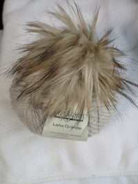 Cascade Yarns Lana Grande Hat Kit - Beige and Fawn