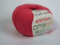 Mondial Cotton Soft Bio - Colour 0866 Red