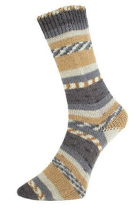 Pro Lana Fashion K Sock Yarn - Colour 615 Brown