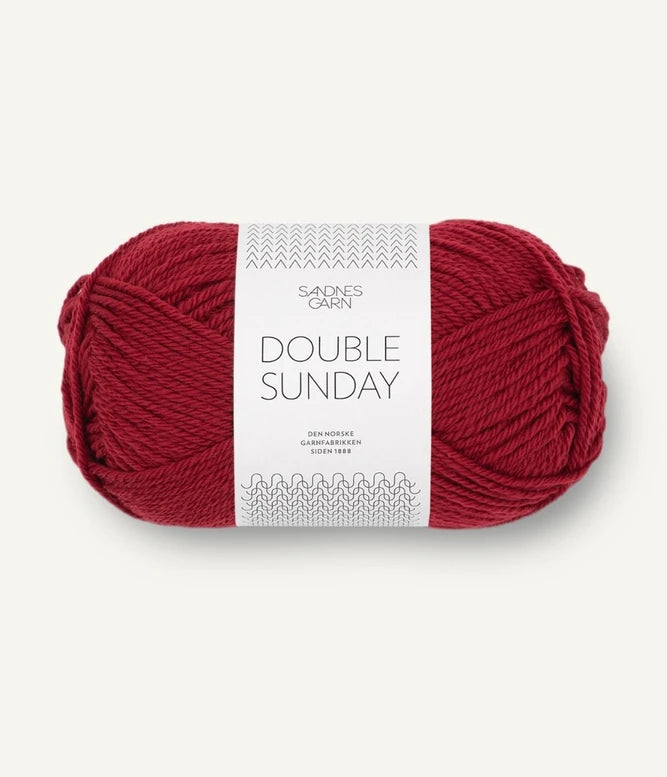 Sandnes Garn Double Sunday - Colour 4236 Deep Red