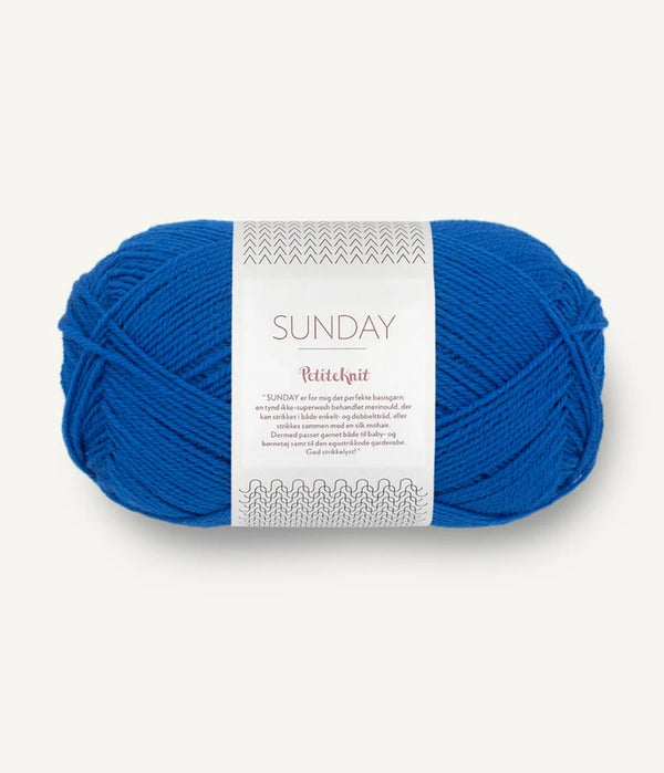 Sandnes Garn - Sunday - Petite Knit Colour 6046 Electric Blue